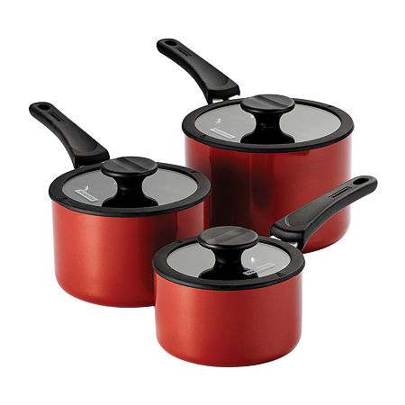 Tramontina Nesting 6-pc. Cookware Set, One Size, Red