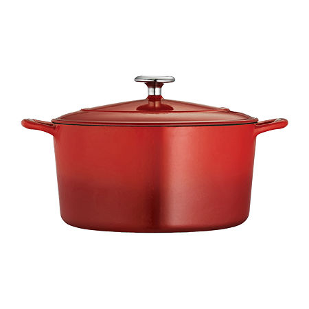 Tramontina Gourmet 6½-qt. Enameled Cast Iron Covered Round Dutch Oven, One Size, Red