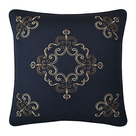 Queen Street Cranford Square Throw Pillow, One Size, Blue