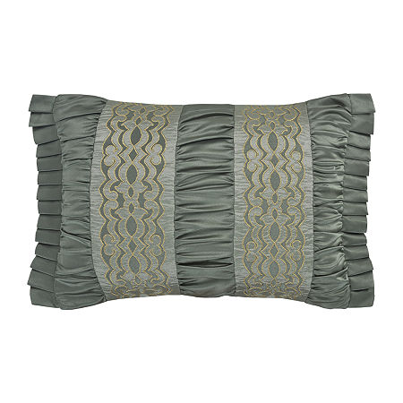 Queen Street Salerno Rectangular Throw Pillow, One Size, Green