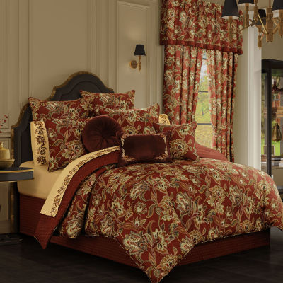 Queen Street Montecito 3-pc. Damask + Scroll Extra Weight Reversible Comforter Set