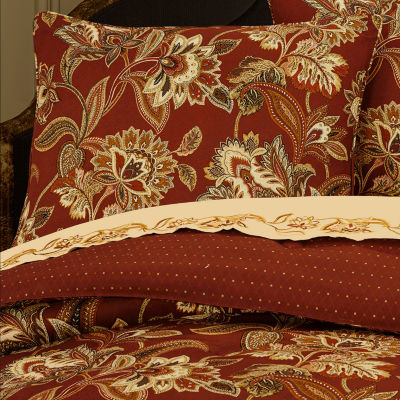 Queen Street Montecito 3-pc. Damask + Scroll Extra Weight Reversible Comforter Set