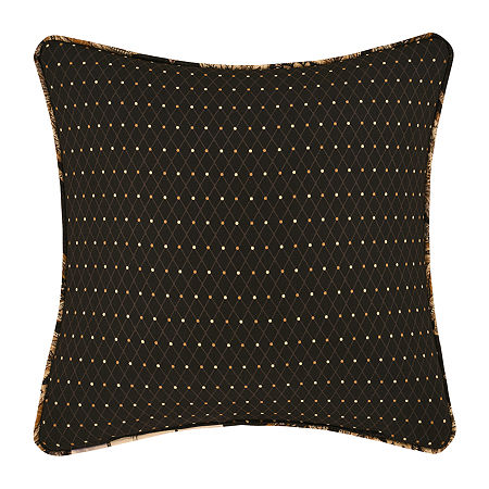 Queen Street Montecito Square Throw Pillow, One Size, Black