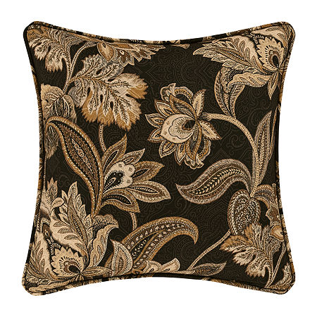 Queen Street Montecito Square Throw Pillow, One Size, Black