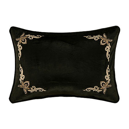 Queen Street Montecito Rectangular Throw Pillow, One Size, Black