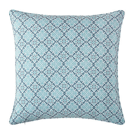 Queen Street Afton Reversible Euro Sham, One Size, Blue