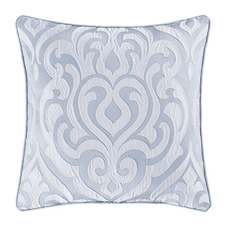 Queen Street Linda Square Throw Pillow, One Size, Blue