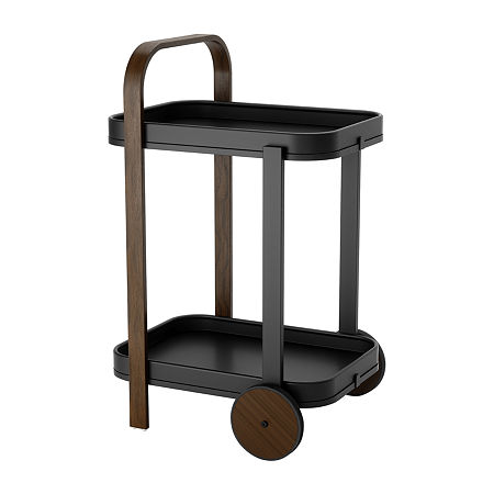 Umbra Bellwood Metal-Top Serving Cart, One Size, Black