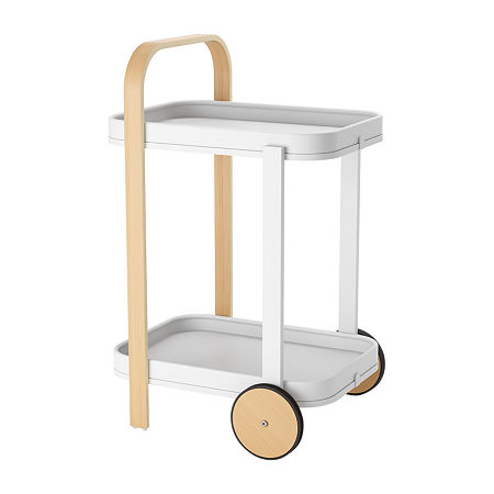 Umbra Bellwood Metal-Top Serving Cart, One Size, White