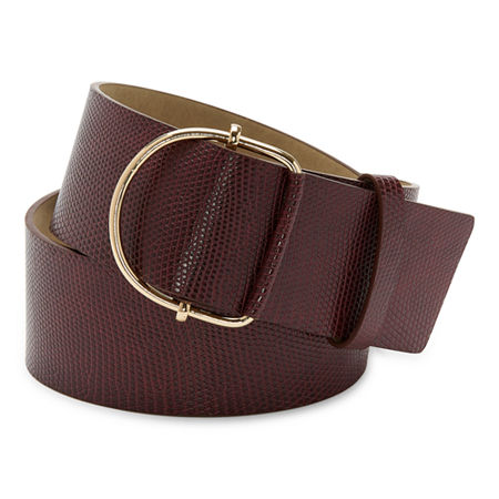 Liz Claiborne Lizard Womens Belt, Small, Red