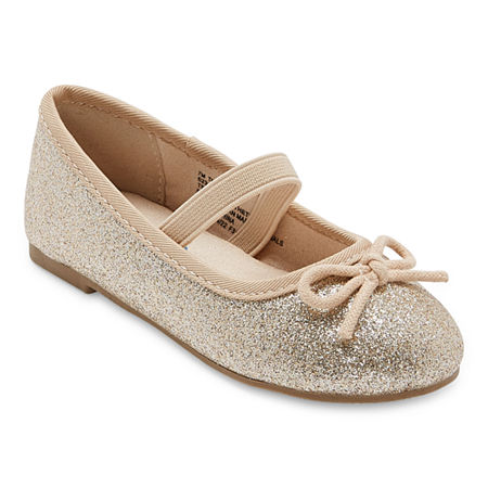 Thereabouts Girls Lil Lexi Round Ballet Flats, 5 Medium, Yellow