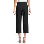 Worthington Womens Mid Rise Straight Fit Ankle Pant