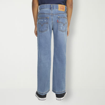 Levi's Little Boys Adjustable Waist Mid Rise 514 Straight Leg Jean