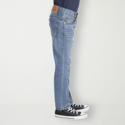 Levi's Little Boys Adjustable Waist Mid Rise 514 Straight Leg Jean