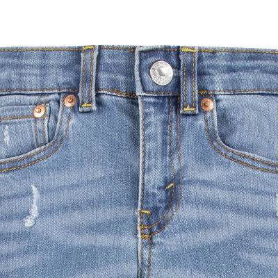 Levi's Little Boys Adjustable Waist Mid Rise 514 Straight Leg Jean