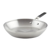 T-Fal Stainless Steel 10.5 Frying Pan, Color: Silver - JCPenney