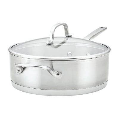 KitchenAid 3-Ply Stainless Steel 4.5-qt. Saute Pan