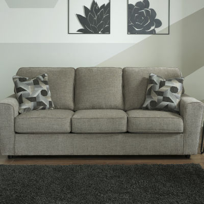 Signature Design by Ashley® Melville Collection Track-Arm Loveseat, Color:  Pewter - JCPenney