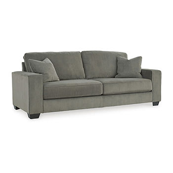 Signature Design by Ashley® Melville Collection Track-Arm Loveseat, Color:  Pewter - JCPenney