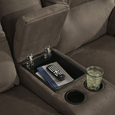 Signature Design by Ashley® Next-Gen Gaucho Pad-Arm Motion Upholstered Reclining Loveseat