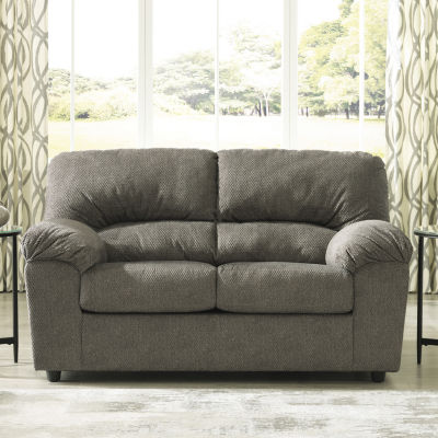 Signature Design by Ashley Norlou Pad-Arm Upholstered Loveseat