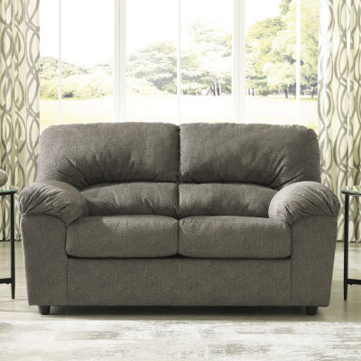 Signature Design by Ashley® Norlou Pad-Arm Upholstered Loveseat