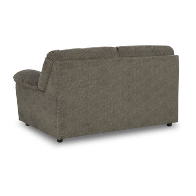 Signature Design by Ashley® Norlou Pad-Arm Upholstered Loveseat