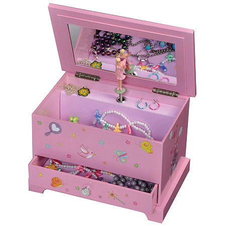 Mele and Co Kerri Musical Fairy Princess Pink Jewelry Box, One Size, Pink