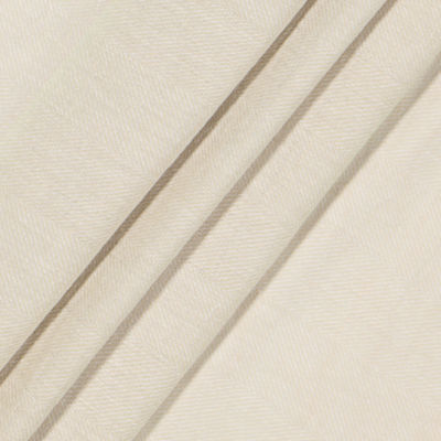 Fieldcrest Luxury Cotton-Linen Herringbone Table Runner