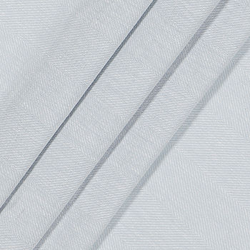 Herringbone Border Linen Napkins, Set of 4