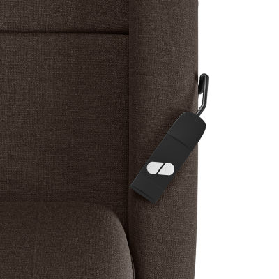 ProLounger Bontrager Modern Track-Arm Power Recline and Lift Chair in Chenille