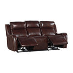 Thurston Living Room Collection Curved Slope-Arm Reclining Sofa