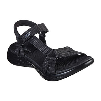 Sund og rask Klimaanlæg For tidlig Skechers Womens On The Go 600 Brilliancy Strap Sandals, Color: Black -  JCPenney