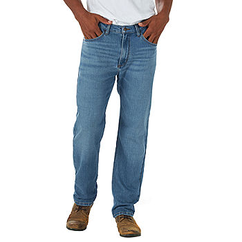 Wrangler® Mens Foundation Stretch Straight Leg Regular Fit Jean, Color:  Naval - JCPenney