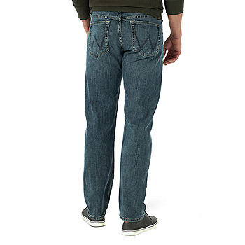 Wrangler® Mens Foundation Stretch Straight Leg Relaxed Fit Jean - JCPenney
