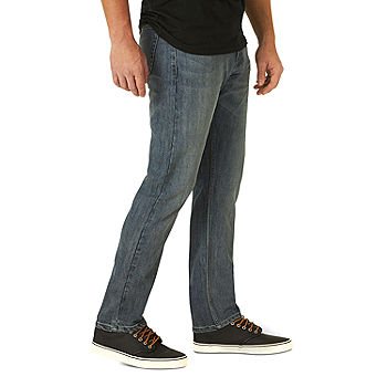 Wrangler® Mens Foundation Stretch Straight Leg Relaxed Fit Jean - JCPenney
