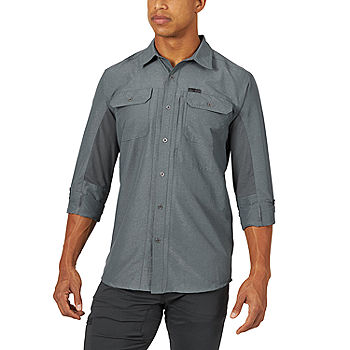 Wrangler® All Terrain Gear Mens Regular Fit Long Sleeve Button-Down Shirt -  JCPenney