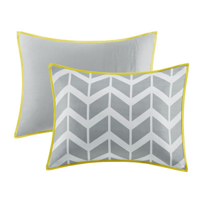 Intelligent Design Elle Chevron Comforter Set with decorative pillows