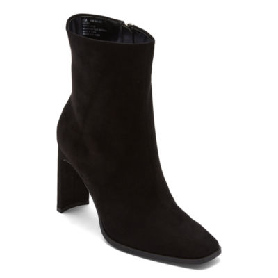 Worthington Womens Golden Block Heel Booties