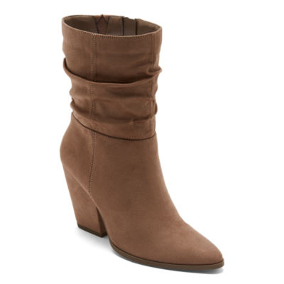 slouch boots block heel
