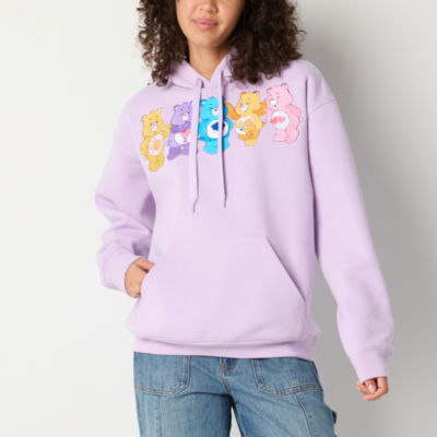 Juniors Boyfriend Womens Long Sleeve Care Bears Hoodie