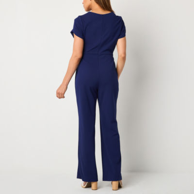 Connected Apparel Womens Short Sleeve Jumpsuit