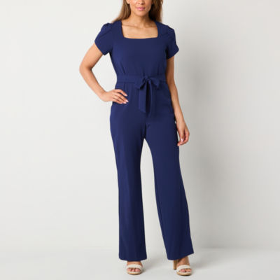 Connected Apparel Womens Short Sleeve Jumpsuit