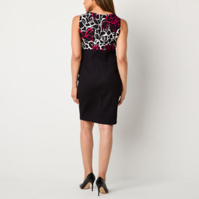 Danny & Nicole Womens Floral Jacket Dress