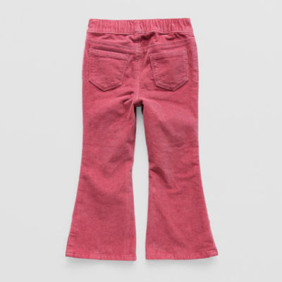 Okie Dokie Toddler & Little Girls Stretch Fabric Flare Corduroy Pant