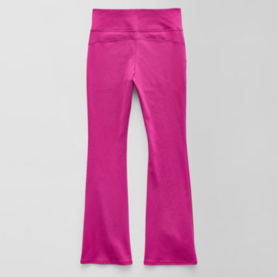 Xersion Little & Big Girls Mid Rise Flare Pull-On Pants