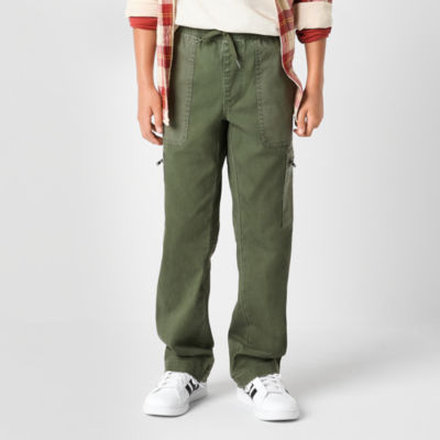 Thereabouts Little & Big Boys Pull-On Straight Cargo Pant