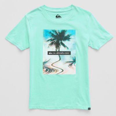 Quiksilver Big Boys Crew Neck Short Sleeve Graphic T-Shirt