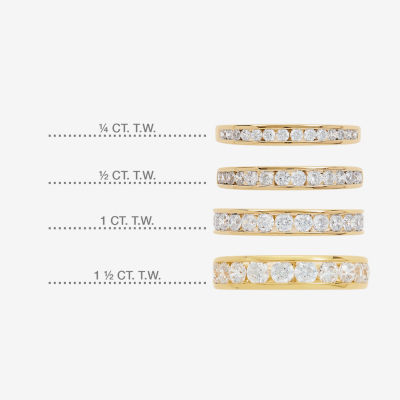 1 CT. T.W. Lab-Grown Diamond Wedding Band in 10K or 14K Gold