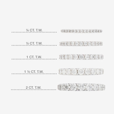 1/2 CT. T.W. Lab-Grown Diamond Wedding Band in 10K or 14K Gold.